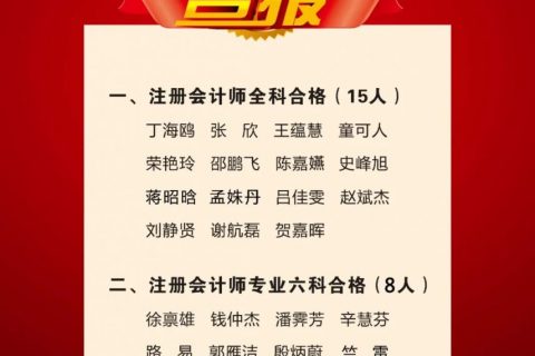 恭喜！CPA成绩单来啦……