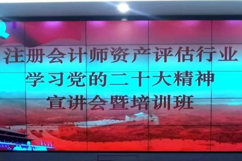 党总支组织党员、干部参加全国注册会计师资产评估行业 “学习党的二十大精神培训班”